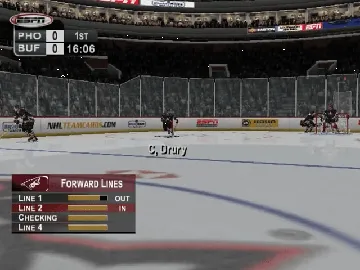 ESPN NHL Hockey screen shot game playing